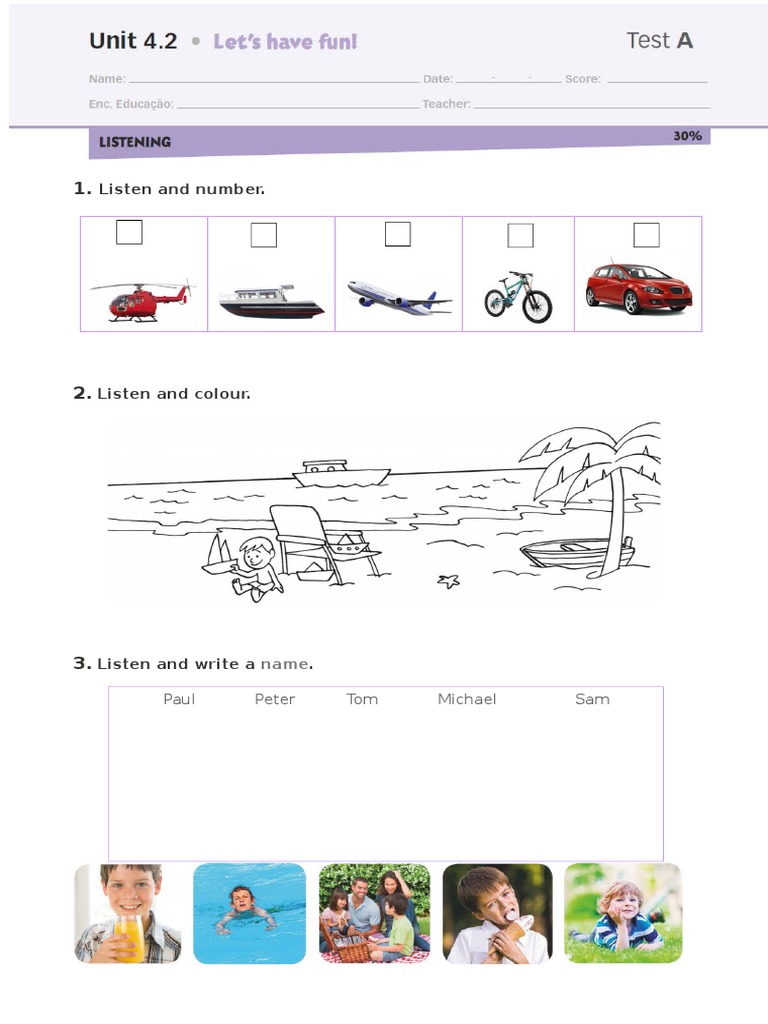 Unit 4 2 Test A | PDF