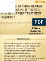 Steroids in Central Retinal Vein Occlusion