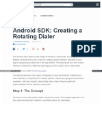 Android SDK Creating A Rotating Dialer