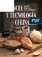 Ciencia y Tecnologia Culinaria Fundamentos Cien