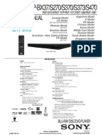 Sony BDP-BX37 S270 S370 S373 S470 Ver 1.4 2010.05 Reproductor Blu-Ray Manual de Servicio