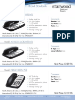 Brand Standards Starwood Teledex 060712