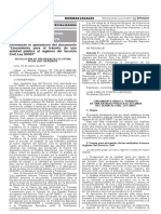 Formalizan La Aprobación Del Documento Lineamiento para El Tránsito de Una Entidad Pública Al Régimen Del Servicio Civil Ley 30057
