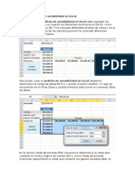 Crear El Análisis de Sensibilidad en Excel