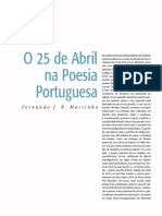 o 25 de abril na poesia portuguesa