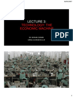 Economy and Society Lecture 3: Technology: The Economic Machine