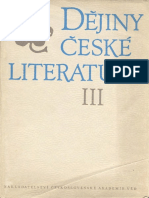 Dějiny České Literatury III
