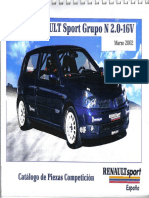 Clio Sport Gr.N - Catalogo Despiece