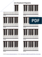 Blank Keyboard Diagrams