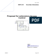 Proposal For Extensions Access Control: Bacnet Sspc135 Security Extensions