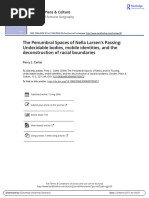 The Penumbral Spaces of Nella Larsen s Passing Undecidable Bodies Mobile Identities and the Deconstruction of Racial Boundaries