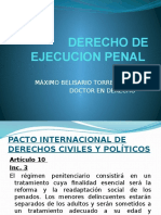 Derechos del interno y regímenes penitenciarios