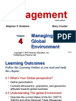 Management: Managing in A Global Environment