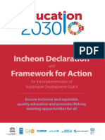 FFA UNESCO Framework For Action - Education
