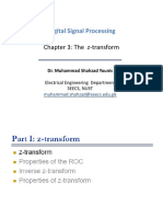 z-Transform Chapter 3 Digital Signal Processing