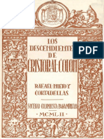 Descendientes de Cristobal Colon, Los - Rafael Nieto y Cortadellas