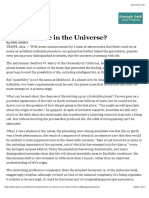 Paul Davies Alone in The Universe PDF