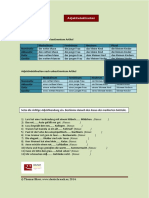Adjektivdeklination PDF