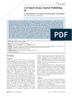 The Development of Open Access Journal Publishing From 1993 To 2009