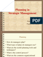 Planning in Strategic Management