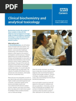 Clinical Biochemistry &amp; Analytical Toxicology