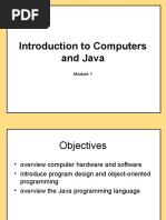 Introduction To Computers and Java