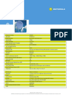 PTP 58100 Lite: Specifications Sheet Motorola Canopy