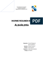 Informe Resumen Albañileria (Terminado)