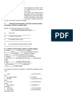 Supportive English - Review Exercises 2 - Exercícios de Revisão (Simple Present - Present Continuous)