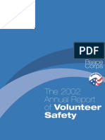 Peace Corps 'The 2002 Report of Volunteer Safety' The Safety of The Volunteer 2002