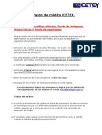Aainstructivo Extension de Credito Icetex PDF