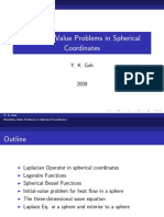 Boundary Value Problems in Spherical Coordinates: Y. K. Goh