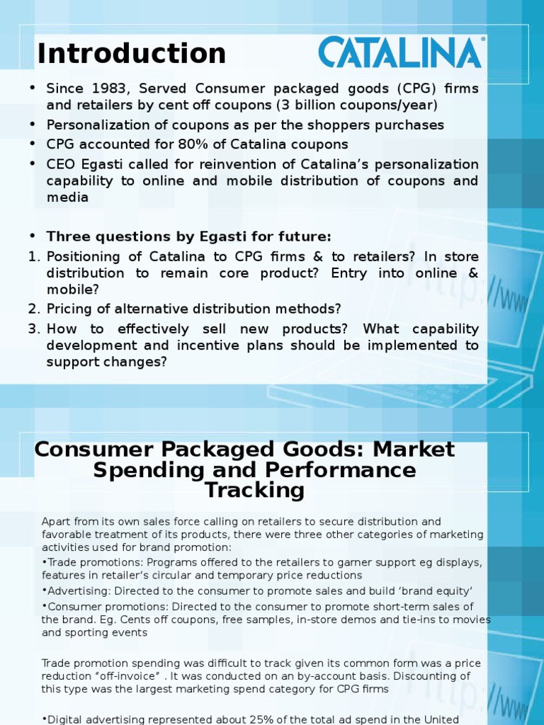 Digital Marketing Catalina | PDF | Coupon | Digital Marketing