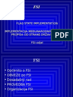 Flag State Implementation Implementacija Međunarodnih Pomorskih Propisa Od Strane Države Zastave FSI-odjel