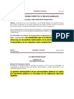 Resolución Del Consejo Directivo #009-2015-Sunedu/Cd: Congreso de La Republica