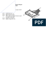 Terminal Assignment Terminal Assignment of Wiring Harness Plug For Immobiliser Control Unit K117, 9-Pin