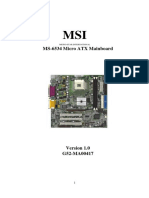 MS-6534 Micro ATX Mainboard