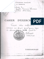 Cahier D'exercices