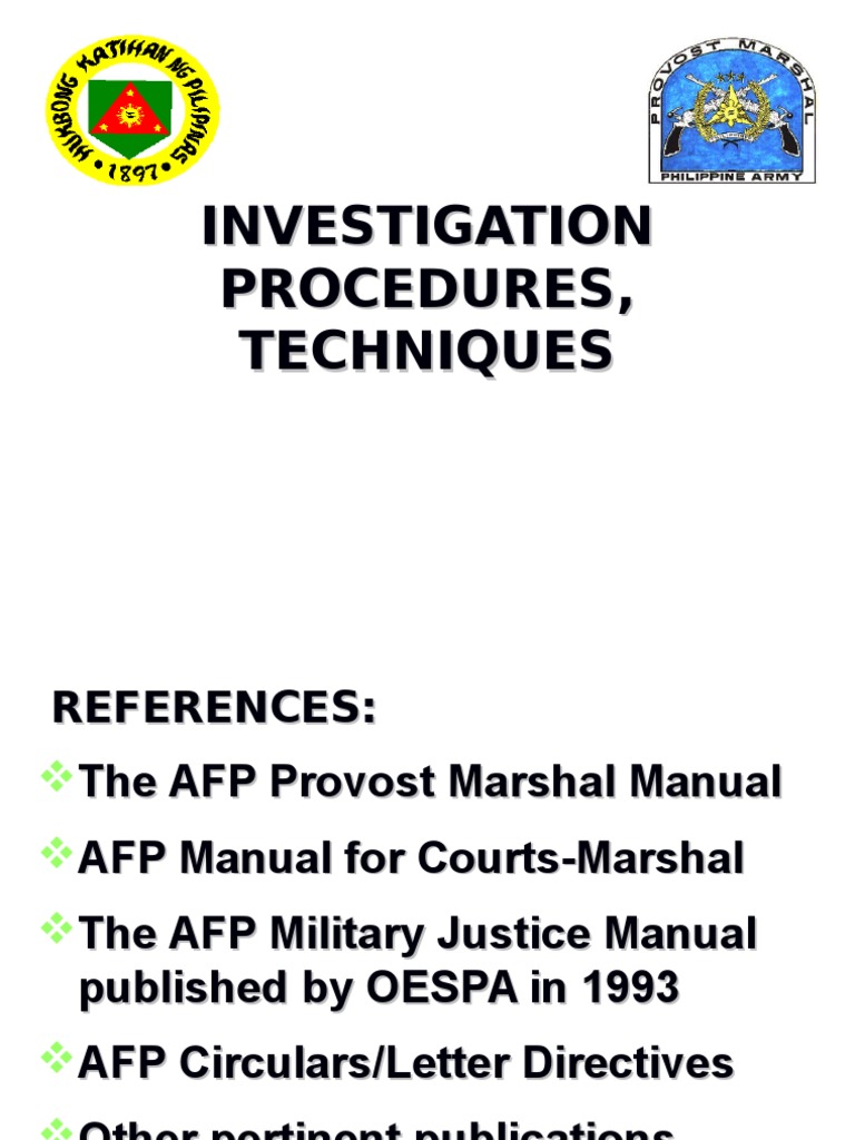 Investigation Report Writing | PDF | Military Justice | Public Sphere