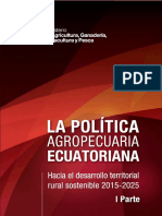 La Políticas Agropecuarias Al 2025 ECUADOR