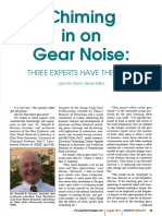 Chiming in On Gear Noise:: Three Experts Have Their Say