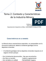 Tema 2 - Contexto y Caracter Sticas de La Industria Minera