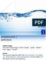 Hydrology Lecture01