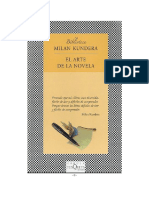 El Arte De La Novela. Milan Kundera..pdf