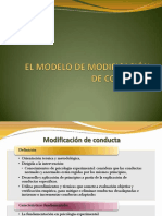 Modelo Modificacion de Conducta PDF
