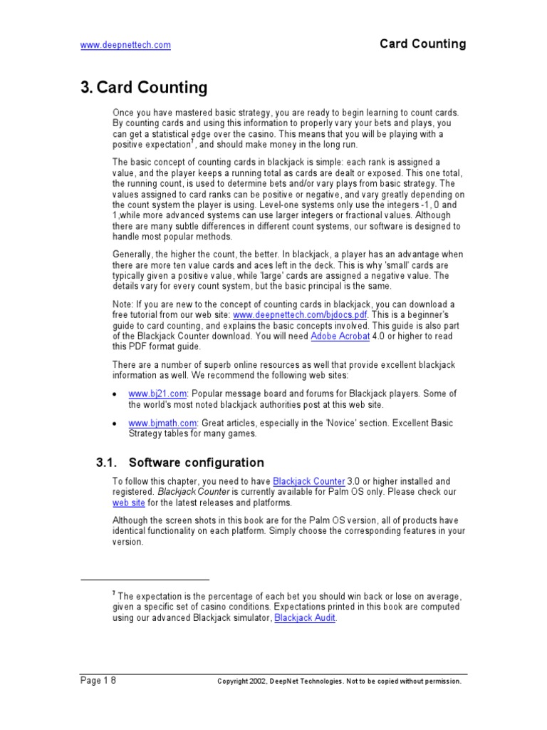 Cmbook Cardcounting | PDF | Card Counting | Gambling