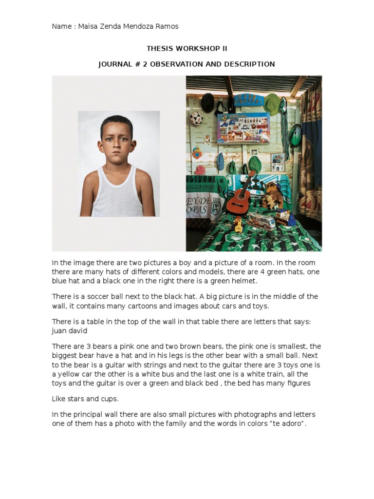 Thesis Workshop Ii Pdf