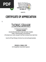 Cert for Speaker for Motivational Talk