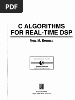 C Algorithms for Real Time DsP (1995-Scanned)-P Embree