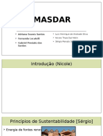 Masdar - Trabalho